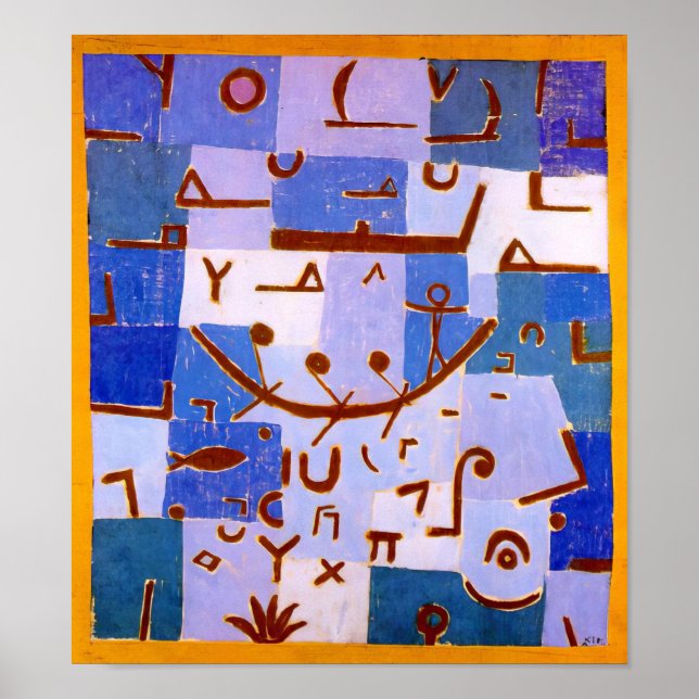Poster Lenda do Nilo | Paul Klee | (Frente)