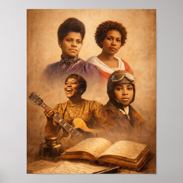 Poster Lendas das Mulheres Negras (Frente)