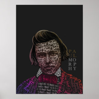 Poster Lendas de xadrez: Paul Morphy