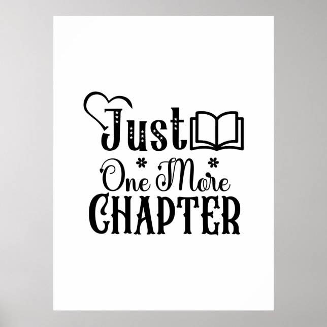 Poster Lendo Arte Apenas Mais Um Capítulo (Frente)