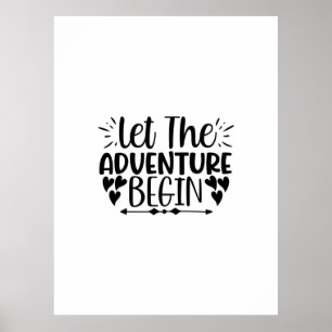 Poster Lendo Arte Que Comece A Aventura