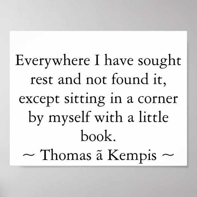 Póster Lendo em um canto (Frente)