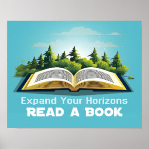 Poster Lendo motivação