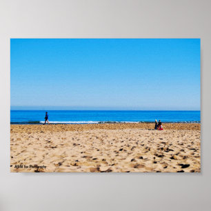 Poster Lendo na Praia Arenosa