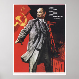 Póster Lenin para sempre