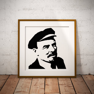 Poster Lenin, URSS, CCCP, União Soviética, Comunismo
