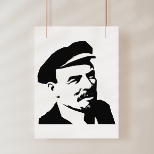 Poster Lenin, URSS, CCCP, União Soviética, Comunismo