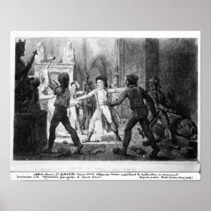 Póster Lenoir que opor a destruição de túmulos reais