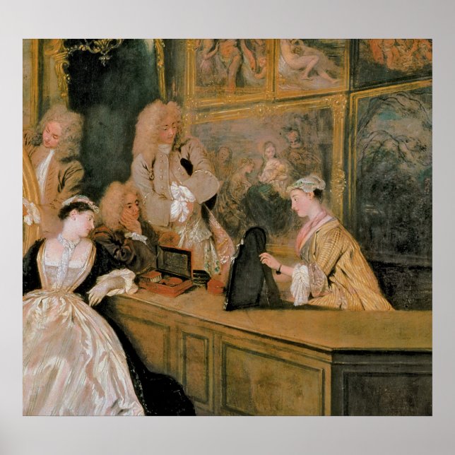 Póster L'Enseigne de Gersaint, 1720 (Frente)
