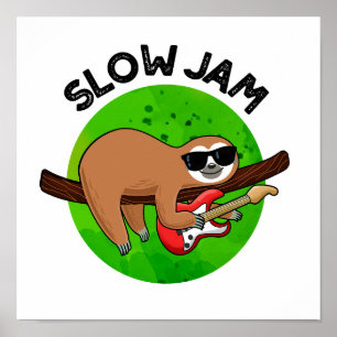 Poster Lenta Jam Funny Music Animal Pun
