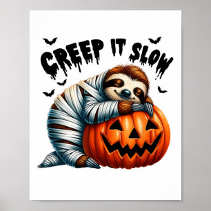 Poster Lenta, Lenta, Lata, Mamãe Jack O Lanterna