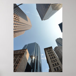 Póster lente do Peixe-olho da construção, Boston, E.U.