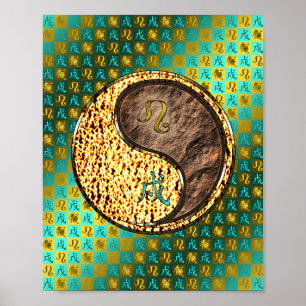 Poster Leo & Earth Dog