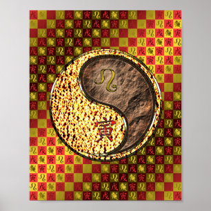 Poster Leo & Earth Tiger