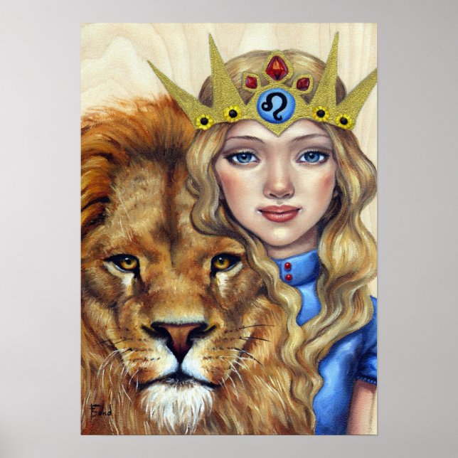 Póster Leo Girl (Frente)