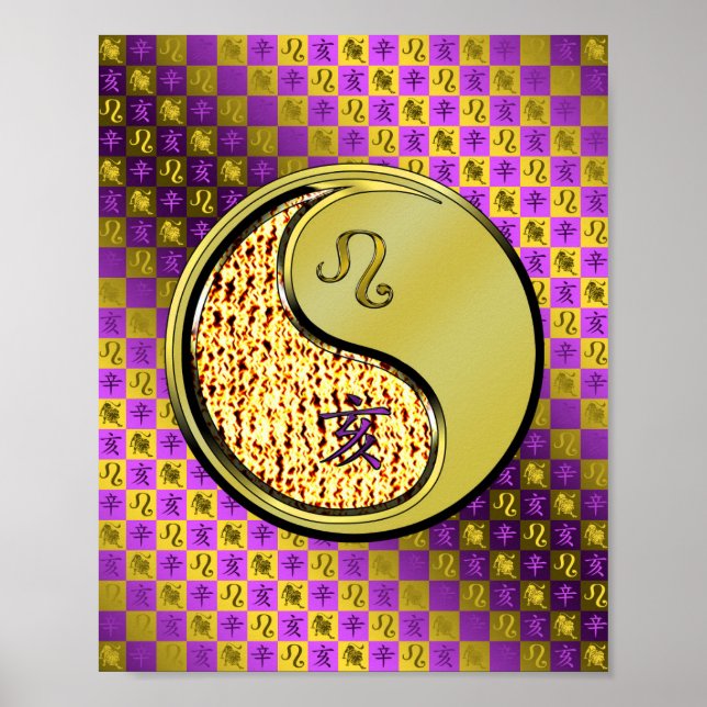 Poster Leo & Metal Boar (Frente)