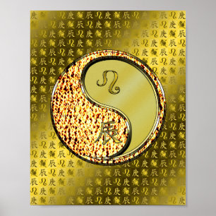 Poster Leo & Metal Dragon