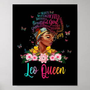 Poster Leo Queen Black Women