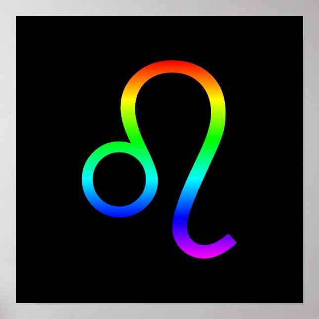 Póster Leo Rainbow (Frente)