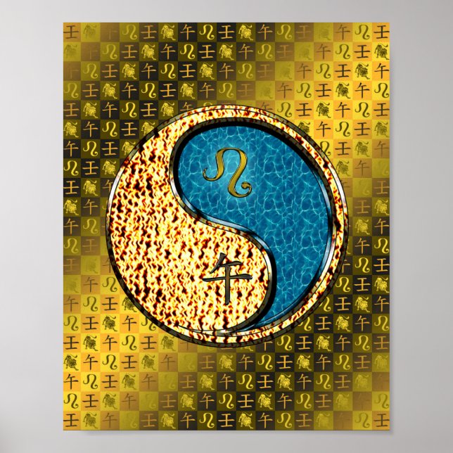 Poster Leo & Water Horse (Frente)