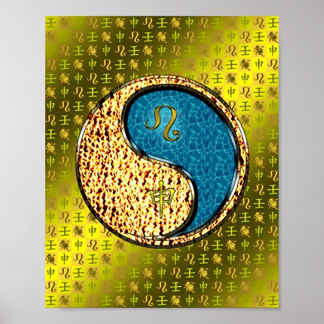 Poster Leo & Water Monkey (Frente)