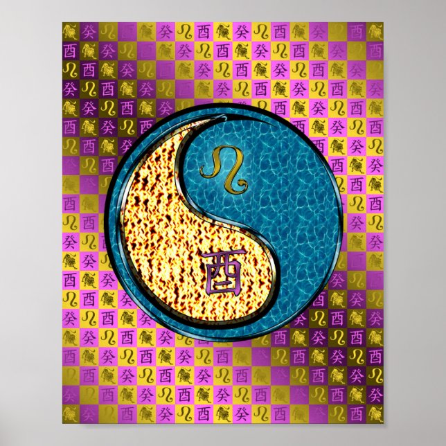 Poster Leo & Water Rooster (Frente)