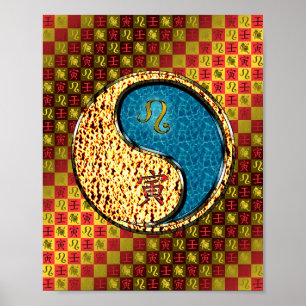 Poster Leo & Water Tiger