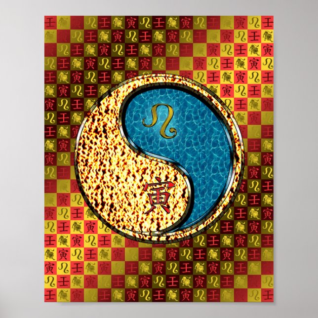 Poster Leo & Water Tiger (Frente)