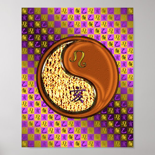 Poster Leo & Wood Boar (Frente)