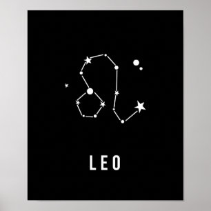 Póster Leo Zodiac - Cotação de Sinal
