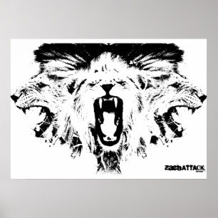 Póster Leões de RAWR