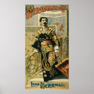 Poster Leon Herrmann Magiciage Vintage