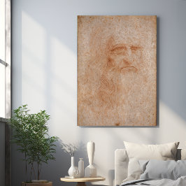 Poster Leonardo Da Vinci, Presumível Autorretrato