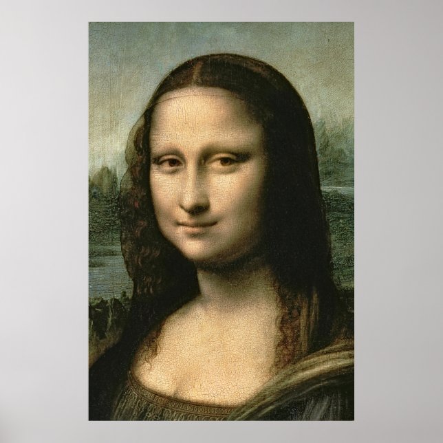 Poster Leonardo Vinci | Mona Lisa, c.1503-6 (Frente)