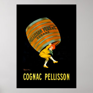 Poster Leonetto Cappiello Art Deco Imagem Cognac Pellisso