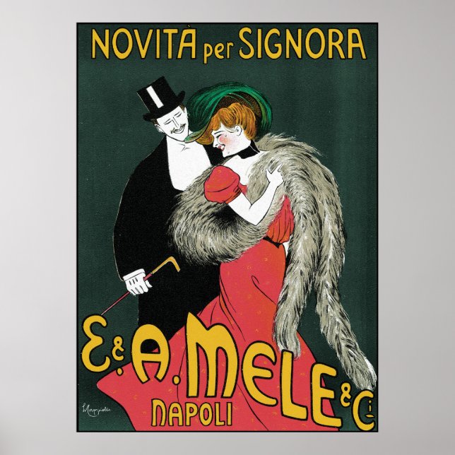 Póster Leonetto Cappiello Novita Per Signora (Frente)
