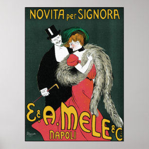 Póster Leonetto Cappiello Novita por o Signora