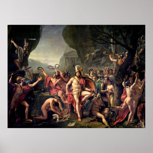 Poster Leonidas em Thermopylae (Frente)