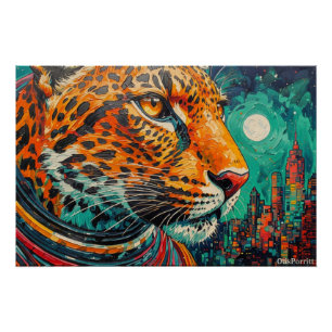 PÓSTER LEOPARD ASTRONAUTA-VOLTANDO PARA CASA 11