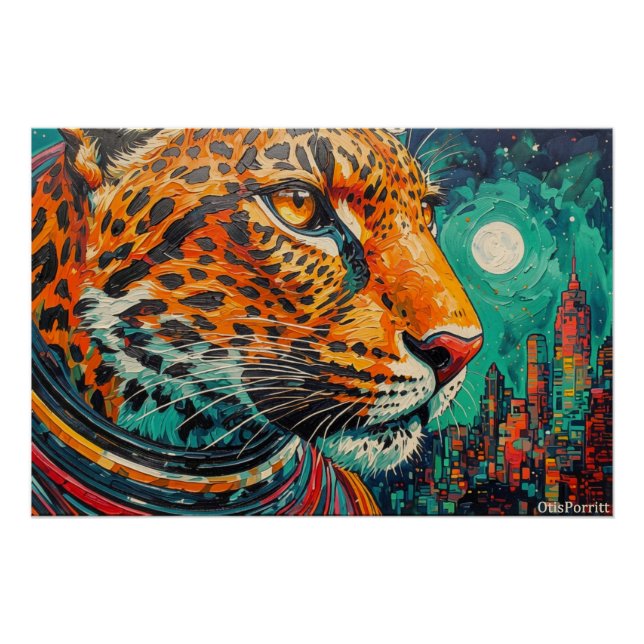 PÓSTER LEOPARD ASTRONAUTA-VOLTANDO PARA CASA 11 (Frente)