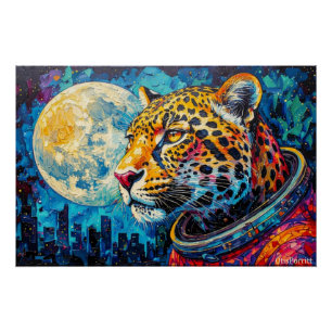 PÓSTER LEOPARD ASTRONAUTA-VOLTANDO PARA CASA 5