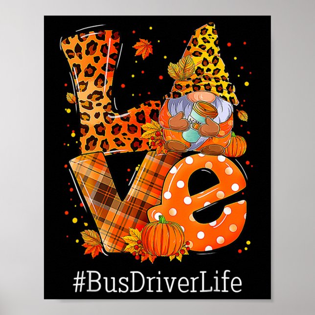 Poster Leopard LOVE Gnomo Cai O Ônibus Pumpkin A Vida Do  (Frente)