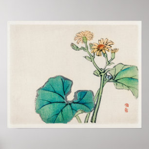 Poster Leopard, por Kōno Bairei (1844-1895)