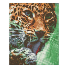 Póster Leopard Portrait