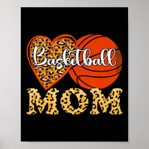 Poster Leopardo Bysketbyll Dia da Mãe Dia do Jogo Mãe Vid