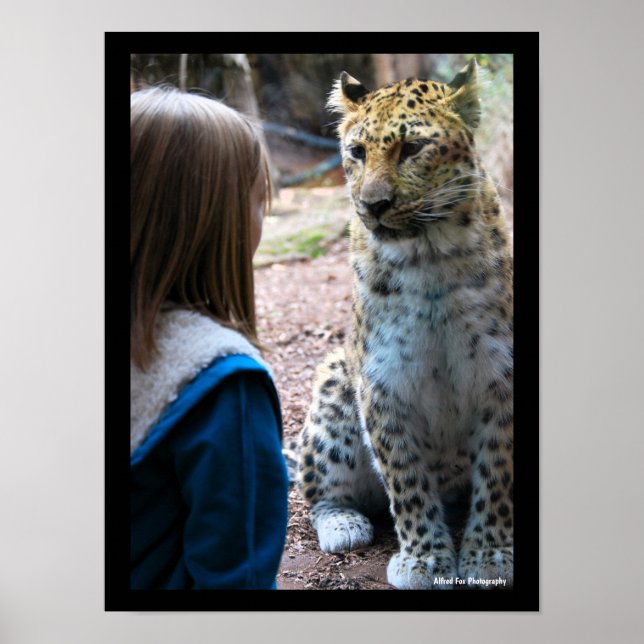 Poster Leopardo e Criança (Frente)