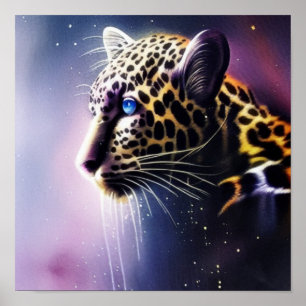 Poster Leopardo escuro
