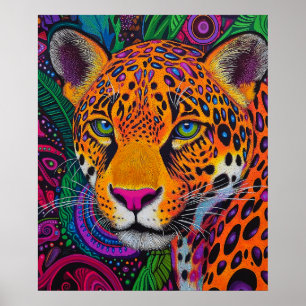 Poster Leopardo Luminoso 