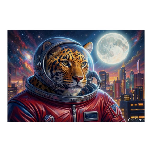 PÓSTER LEOPARDO NA MARGEM DA CIDADE-3 (Frente)