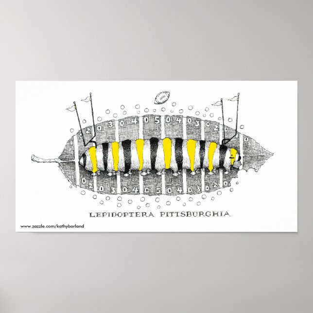 Póster Lepidoptera Pittsburghia-Zazzle, www.zazzle.com... (Frente)